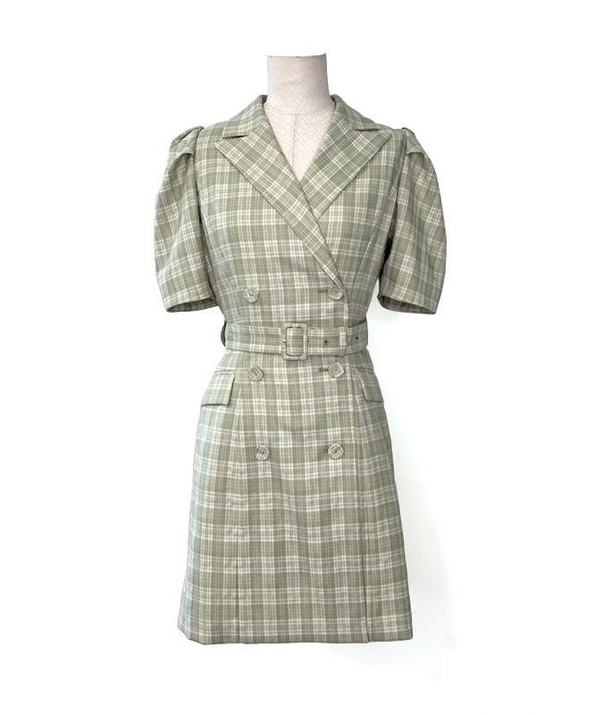 エイミーイストワール EIMY ISTOIRE GRACE JACKET CHECK MINI DRESS