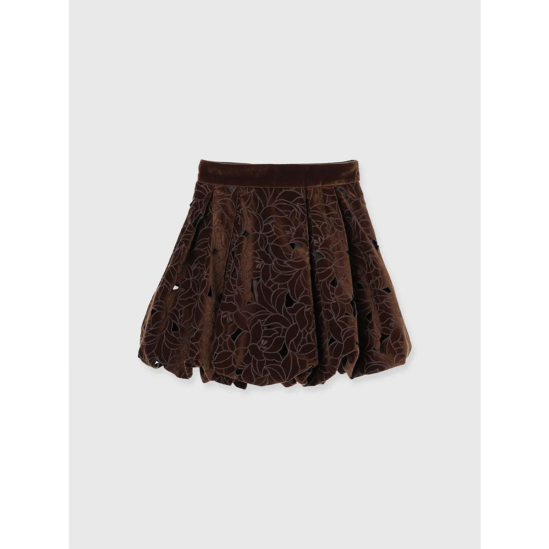 エイミーイストワール EIMY ISTOIRE ベロアカットワークスカート