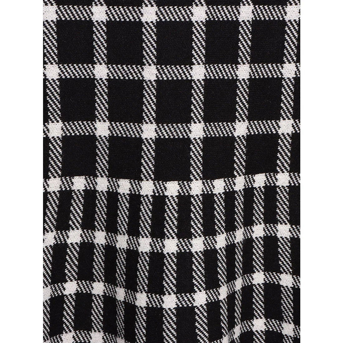 エイミーイストワール eimy istoire シェパードチェックマーメイドニットスカート (MINT) MINT