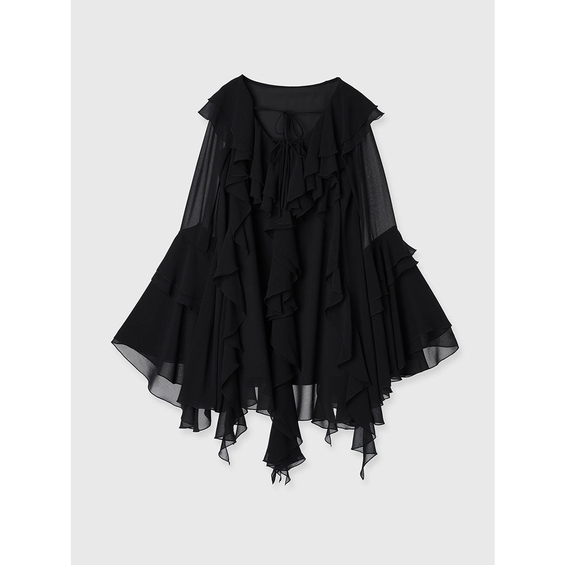 eimy istoire Volume Ruffle Mini Dress