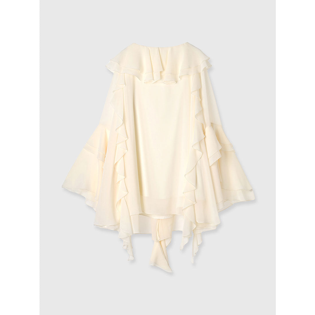 eimy istoire Volume Ruffle Mini Dress