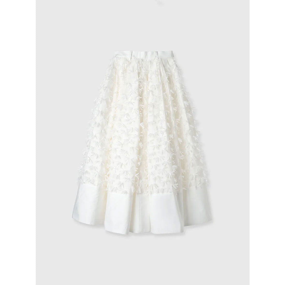 エイミーイストワール eimy istoire リボンクロスフレアスカート (WHITE) WHITE