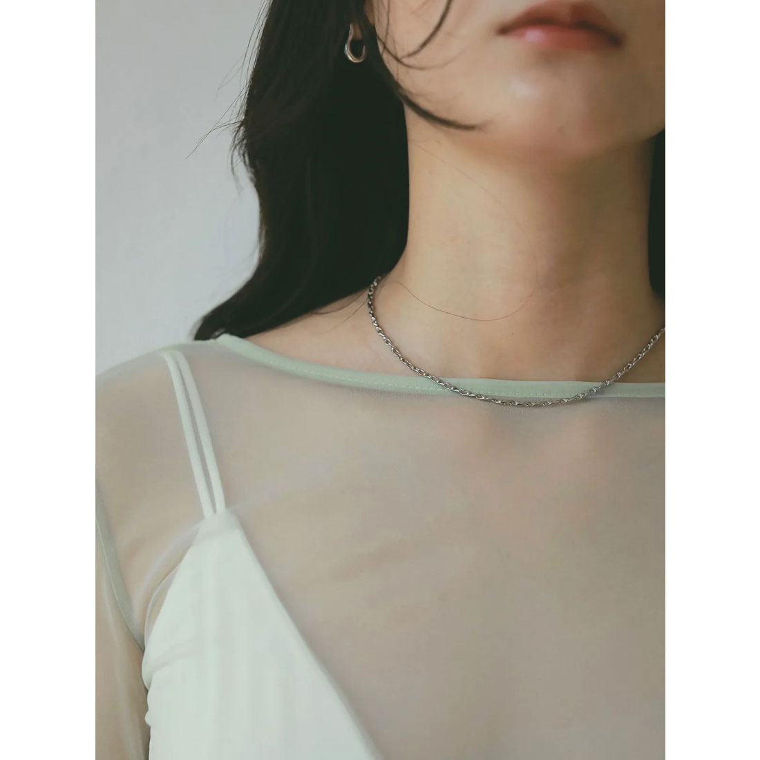 エイミーイストワール eimy istoire シアートップス (BLACK) BLACK