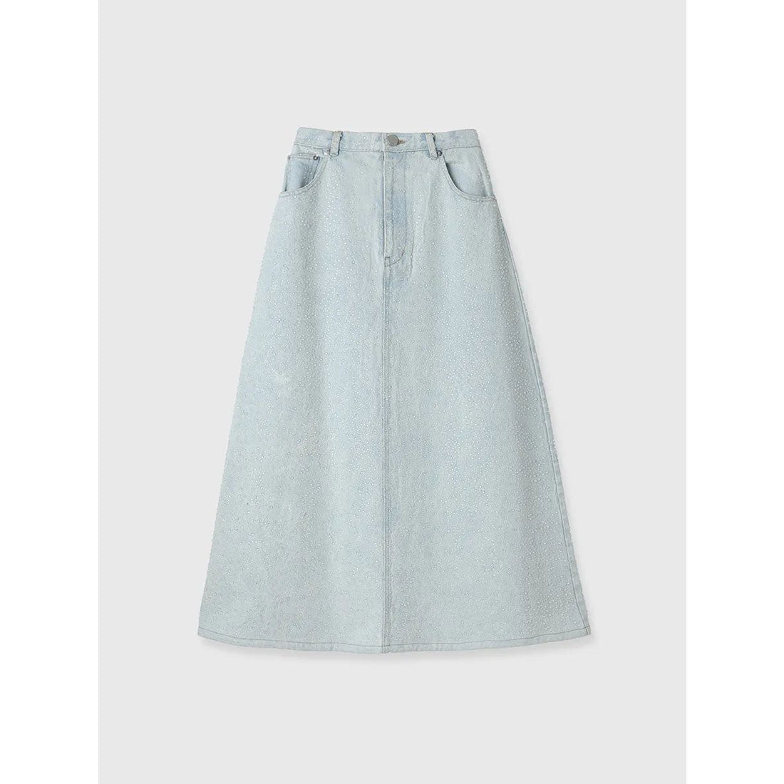 エイミーイストワール EIMY ISTOIRE drop patternデニムスカート (ICE BLUE) ICE BLUE