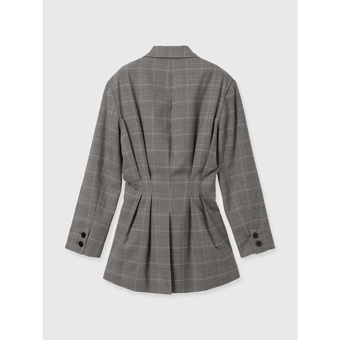 エイミーイストワール EIMY ISTOIRE ウエストタックグレンチェックジャケット (CHECK) CHECK