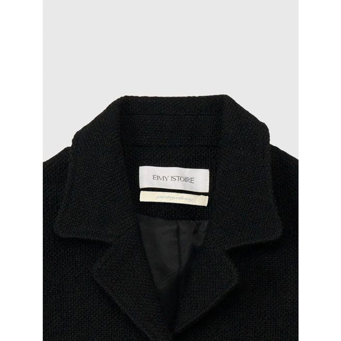 エイミーイストワール EIMY ISTOIRE クラシックツイードジャケット (OFF WHITE) OFF WHITE