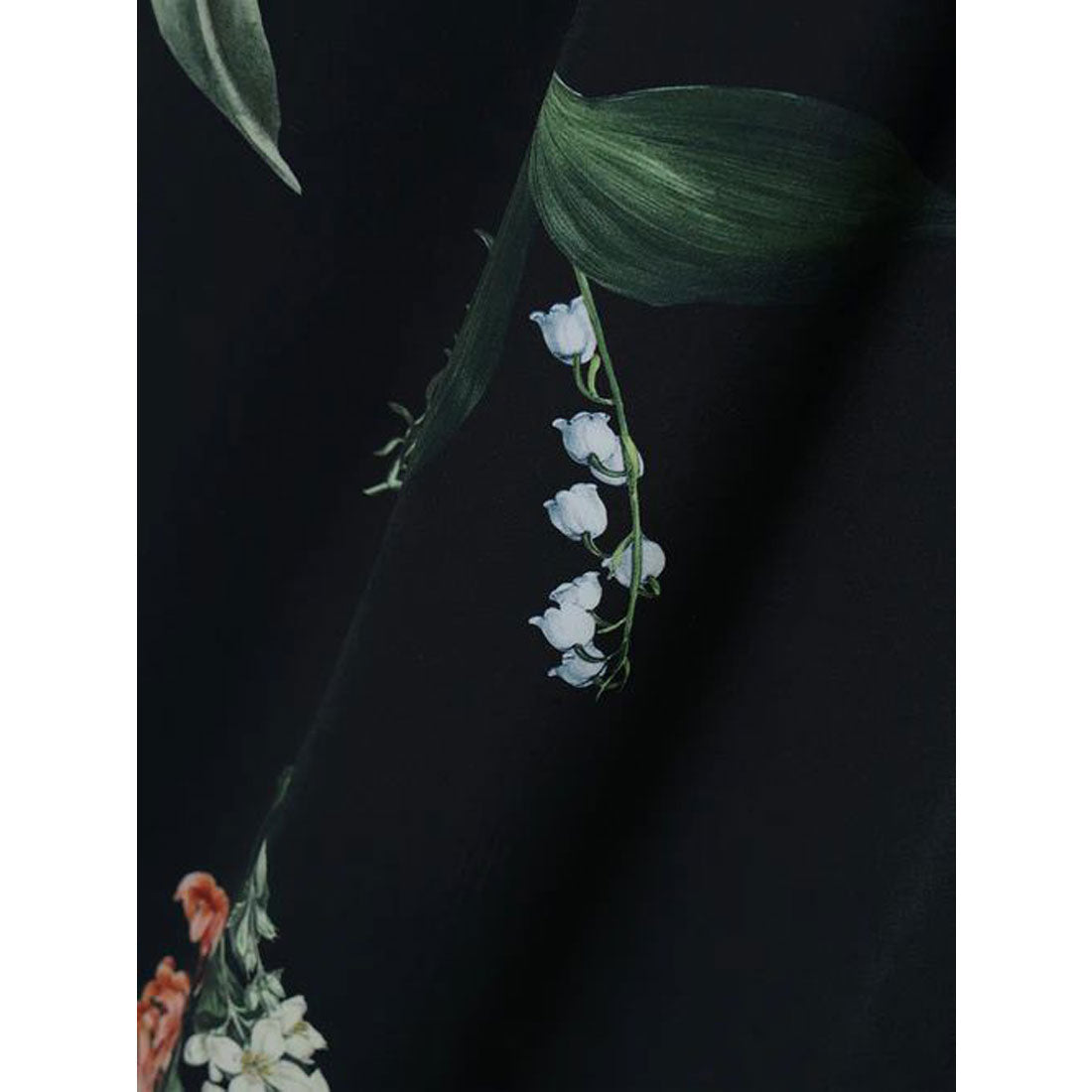 エイミーイストワール EIMY ISTOIRE レーストリムフラワーサテンワンピース (IVORY) IVORY