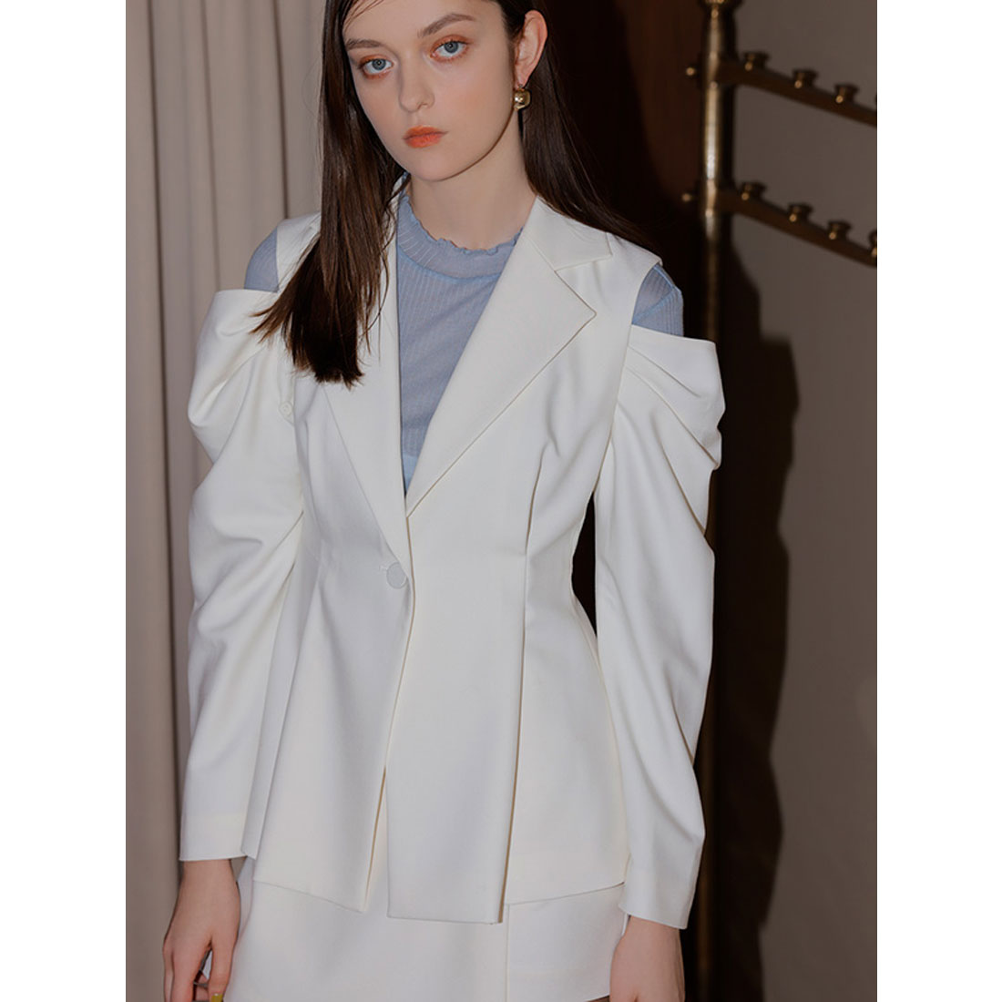 eimy istoire ジャケット eimy istoire 2-way off-shoulder jacket