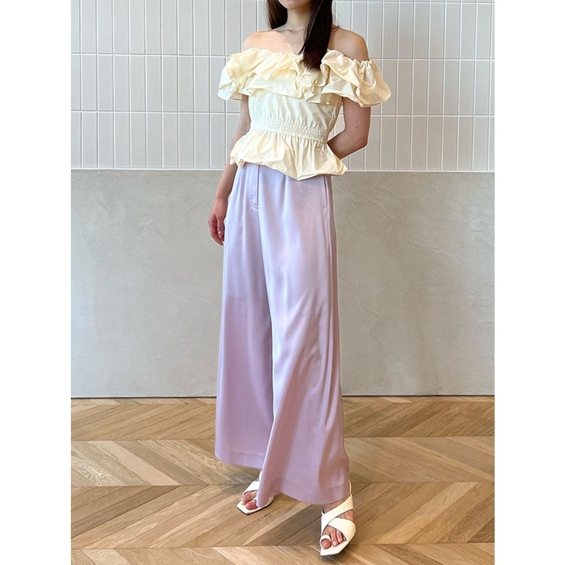 eimy istoire 線縫寬褲
