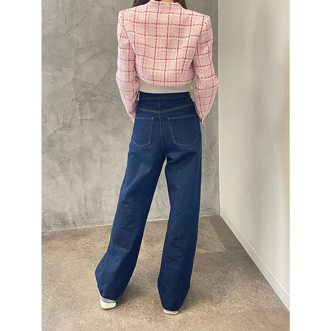 エイミーイストワール EIMY ISTOIRE eimy ribbon ツイードショートジャケット (WHITE) WHITE