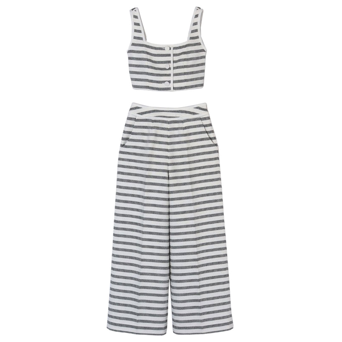 eimy istoire EIMY ISTOIRE MARINE TWEEDセットアップ