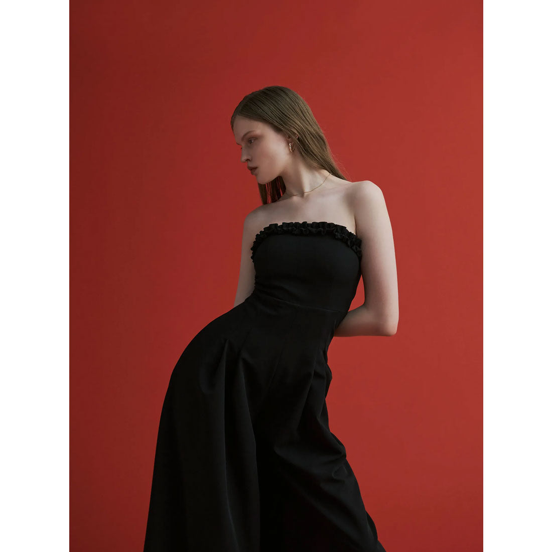 エイミーイストワール EIMY ISTOIRE バックリボンベアオールインワン