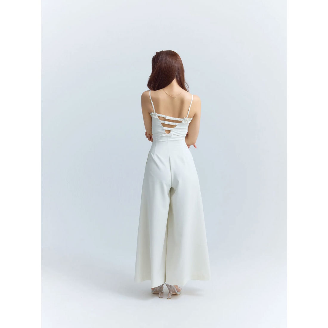 エイミーイストワール EIMY ISTOIRE バックリボンベアオールインワン