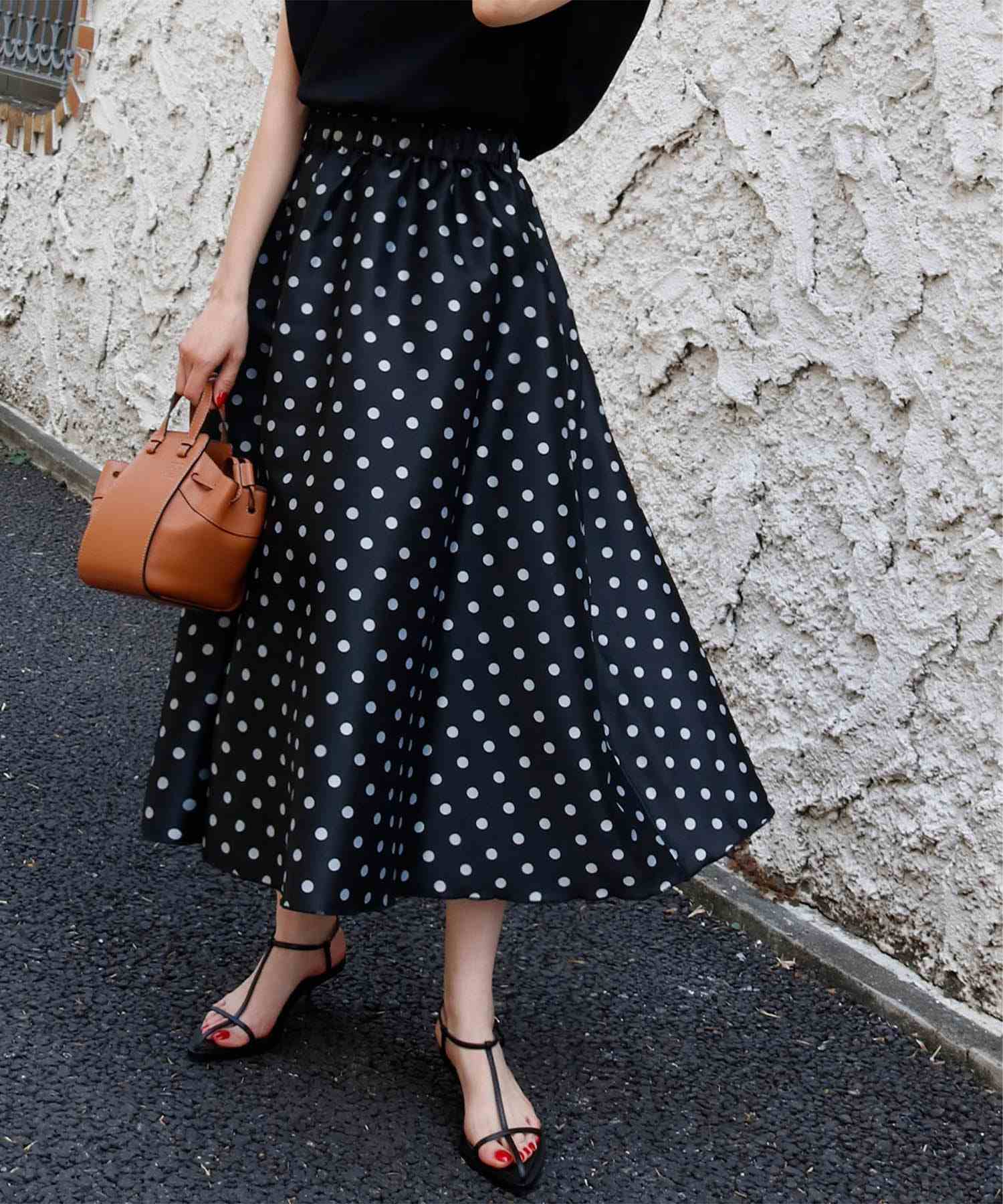 flared mid-length dress Buy Flared Mid-Length Cotton Dress & Women Fashion – Le Concept main image 1