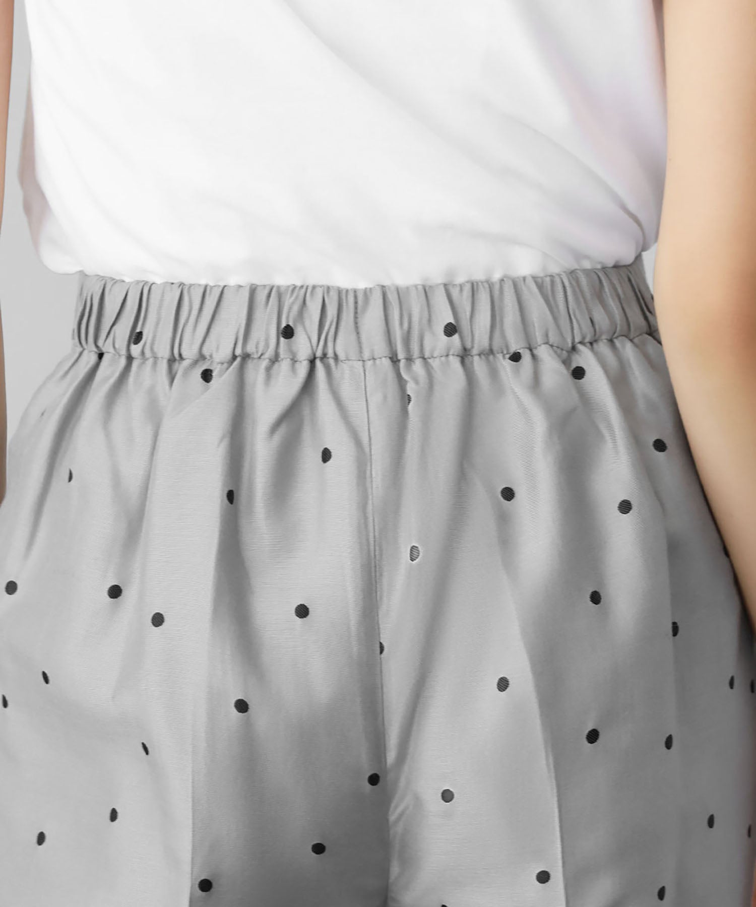 エルフランク ELFRANK ドットテーパードパンツ【洗える】