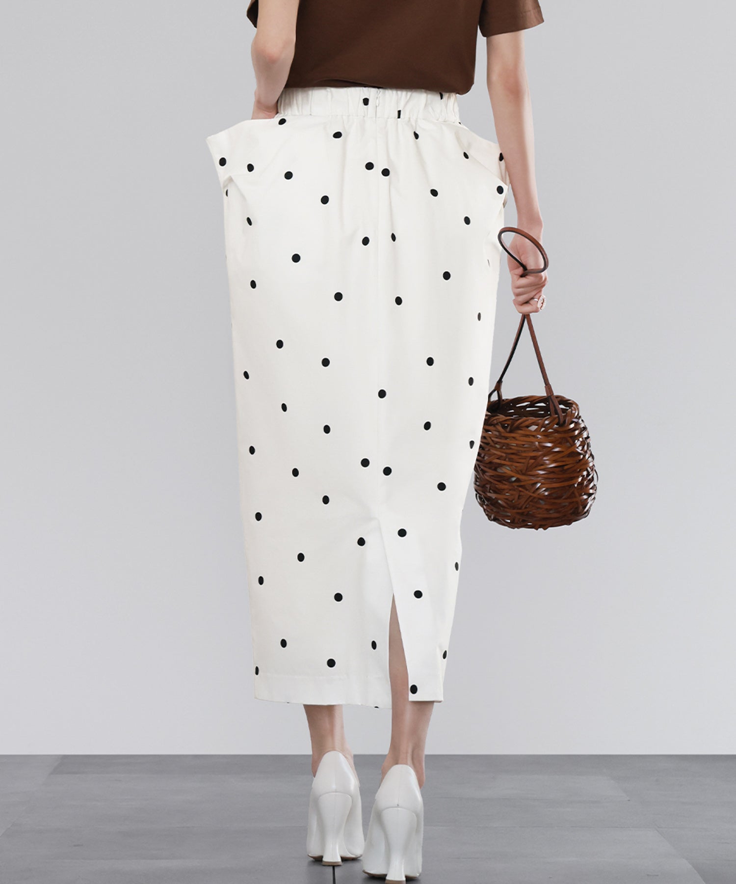 ELFRANK 點狀圓筒裙