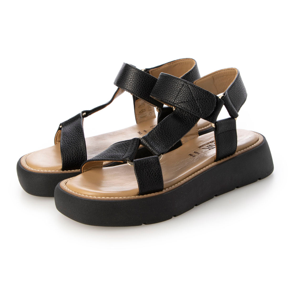 Erena ELENA Platform Velcro Sandals