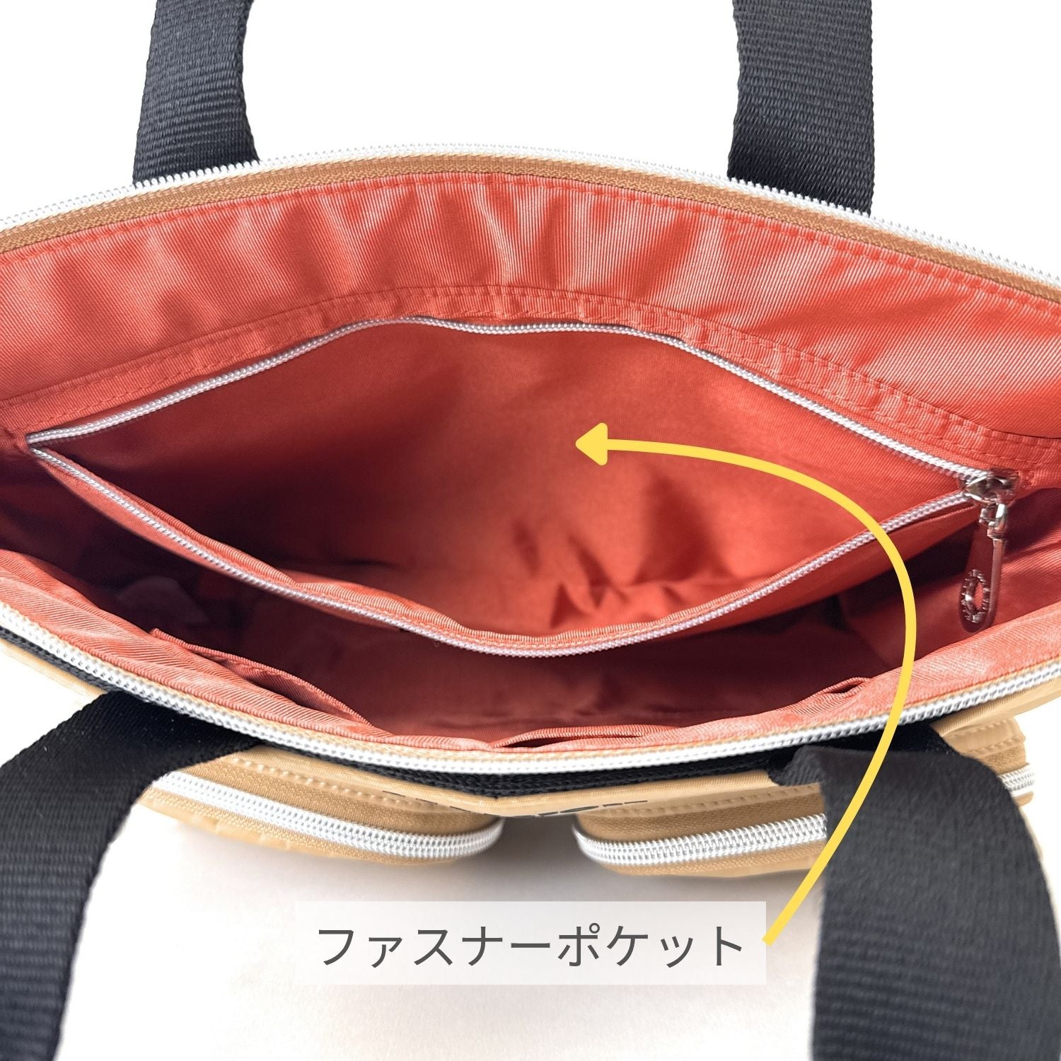 エルスポーツ ELLESPORT 2WAYトートバッグ 軽量 はっ水 熱転写プリント (モカ(MOCHA)) モカ(MOCHA)