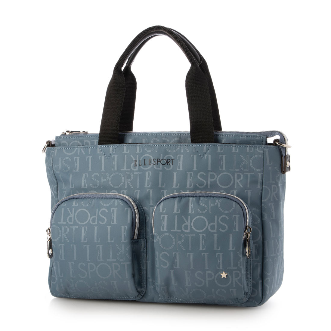 エルスポーツ ELLESPORT 2WAYトートバッグ 軽量 はっ水 熱転写プリント (モカ(MOCHA)) モカ(MOCHA)