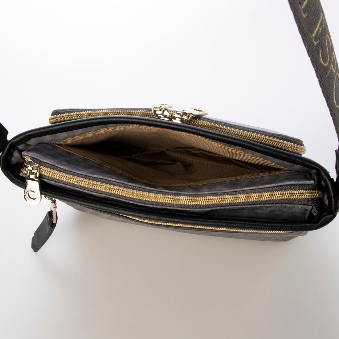 ELLE SPORT お財布ショルダーバッグ 軽量 はっ水 (GRAY) GRAY