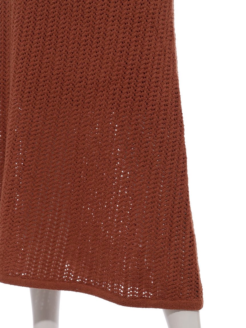 エマリンバー EMMA LIMBER OpenWorkSemiFlareSkirt (オレンジ) オレンジ