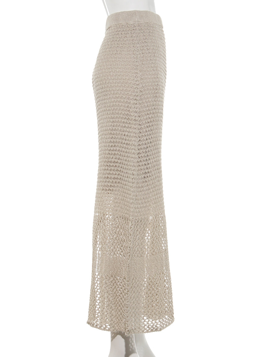 エマリンバー EMMA LIMBER CrochetSkirt (カラシ) カラシ