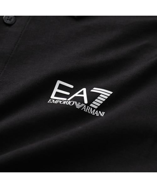 エンポリオ アルマーニ EMPORIO ARMANI EA7 EMPORIO ARMANI ポロシャツ 8NPF14 PJVQZ 半袖 (0208/BLACK-ブラック) 0208/BLACK-ブラック