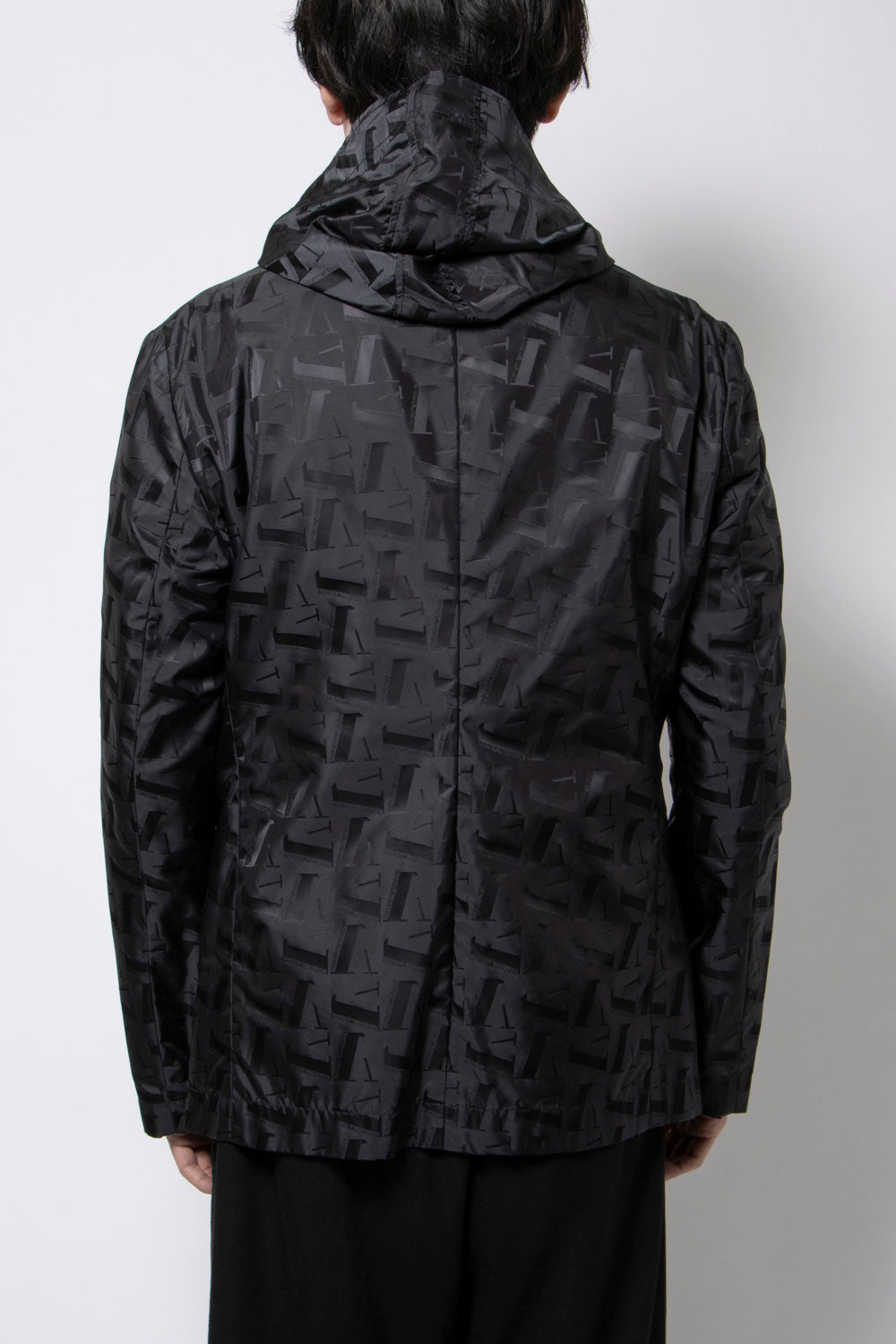 エンポリオ アルマーニ EMPORIO ARMANI Nylon Windbreaker (Black) ブラック