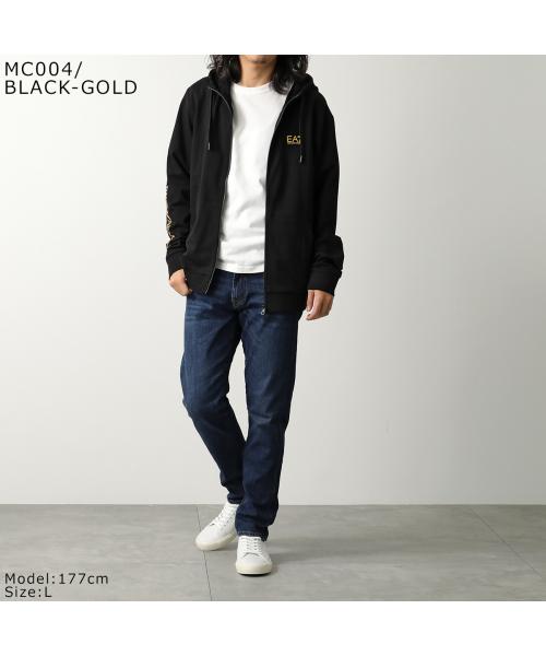 エンポリオ アルマーニ EMPORIO ARMANI EA7 EMPORIO ARMANI パーカー 7M000568 AF13512 (MC001/BLACK-WHITE) MC001/BLACK-WHITE