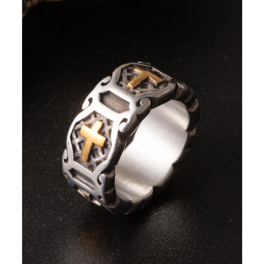 エモニーク emonique メンズ ボリューム ハード ファッションリング (その他35) その他35