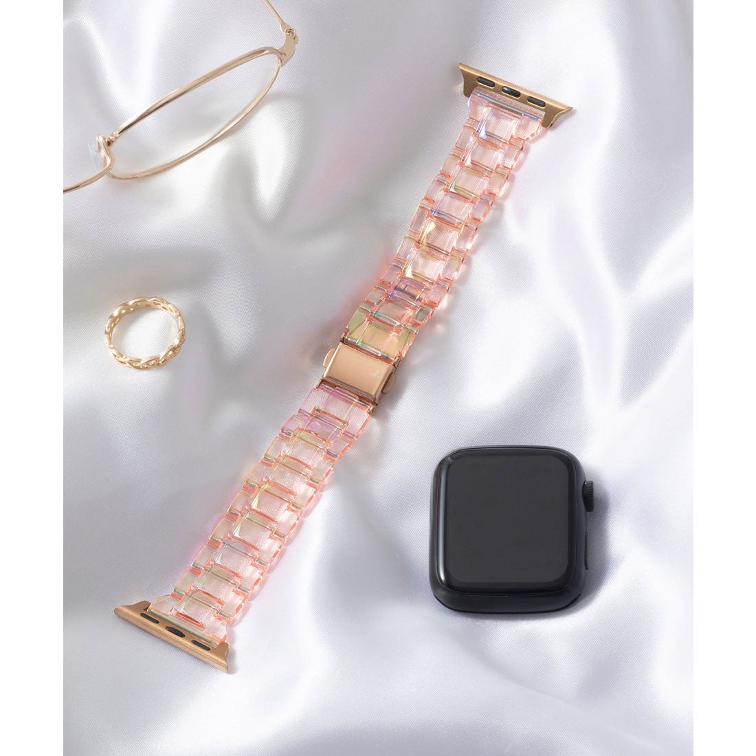 エモニーク emonique 壓克力製 Apple Watch 錶帶 智能手錶帶【38/40/41/42/44/45/49mm 兼容】