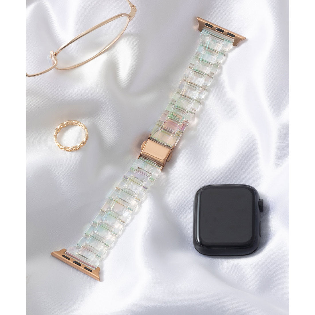 エモニーク emonique 壓克力製 Apple Watch 錶帶 智能手錶帶【38/40/41/42/44/45/49mm 兼容】