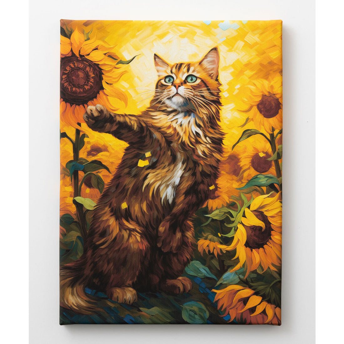 エモニーク emonique 猫 デザイン 世界の名画 壁掛け アートキャンバス (その他3) その他3