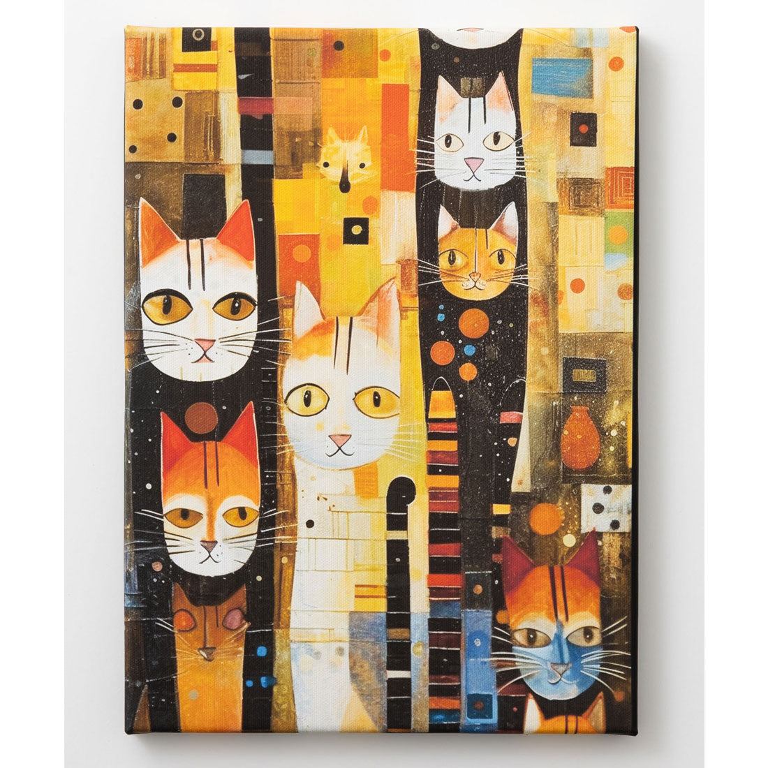 エモニーク emonique 猫 デザイン 世界の名画 壁掛け アートキャンバス (その他8) その他8