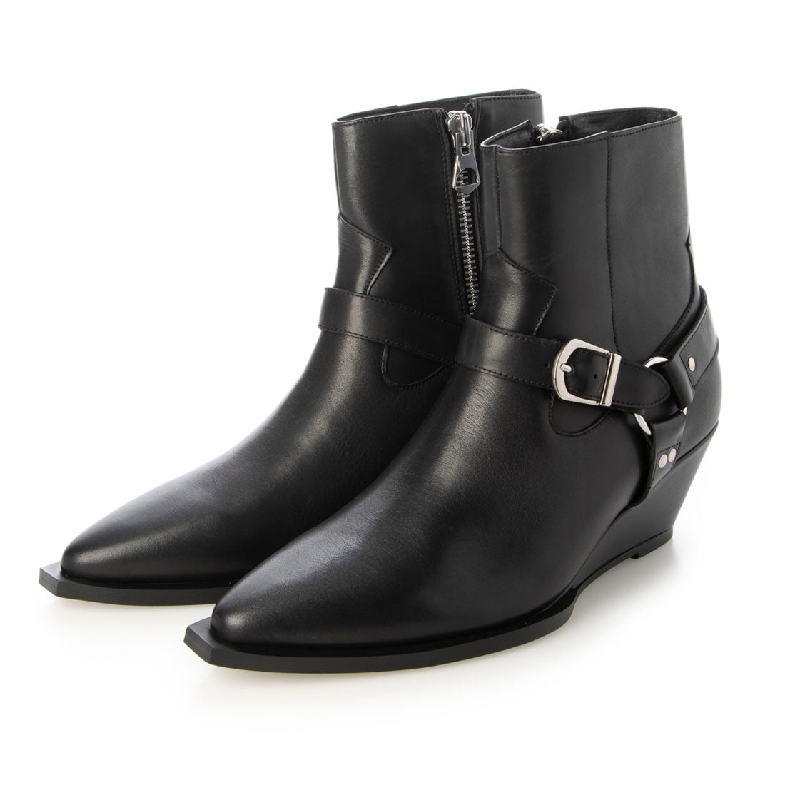 エンデヴァイス endevice インサイドジップ ヒールブーツ メンズ 42