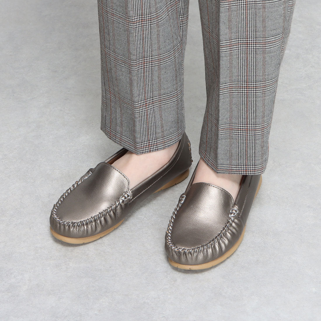 エンチャンテッド enchanted 《prima》プレーンモカシン (ブロンズ) ブロンズ