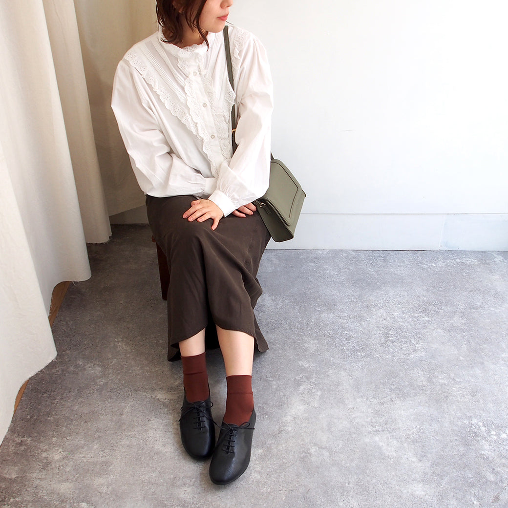 エンアシナガオジサン EN あしながおじさん レースアップシューズ