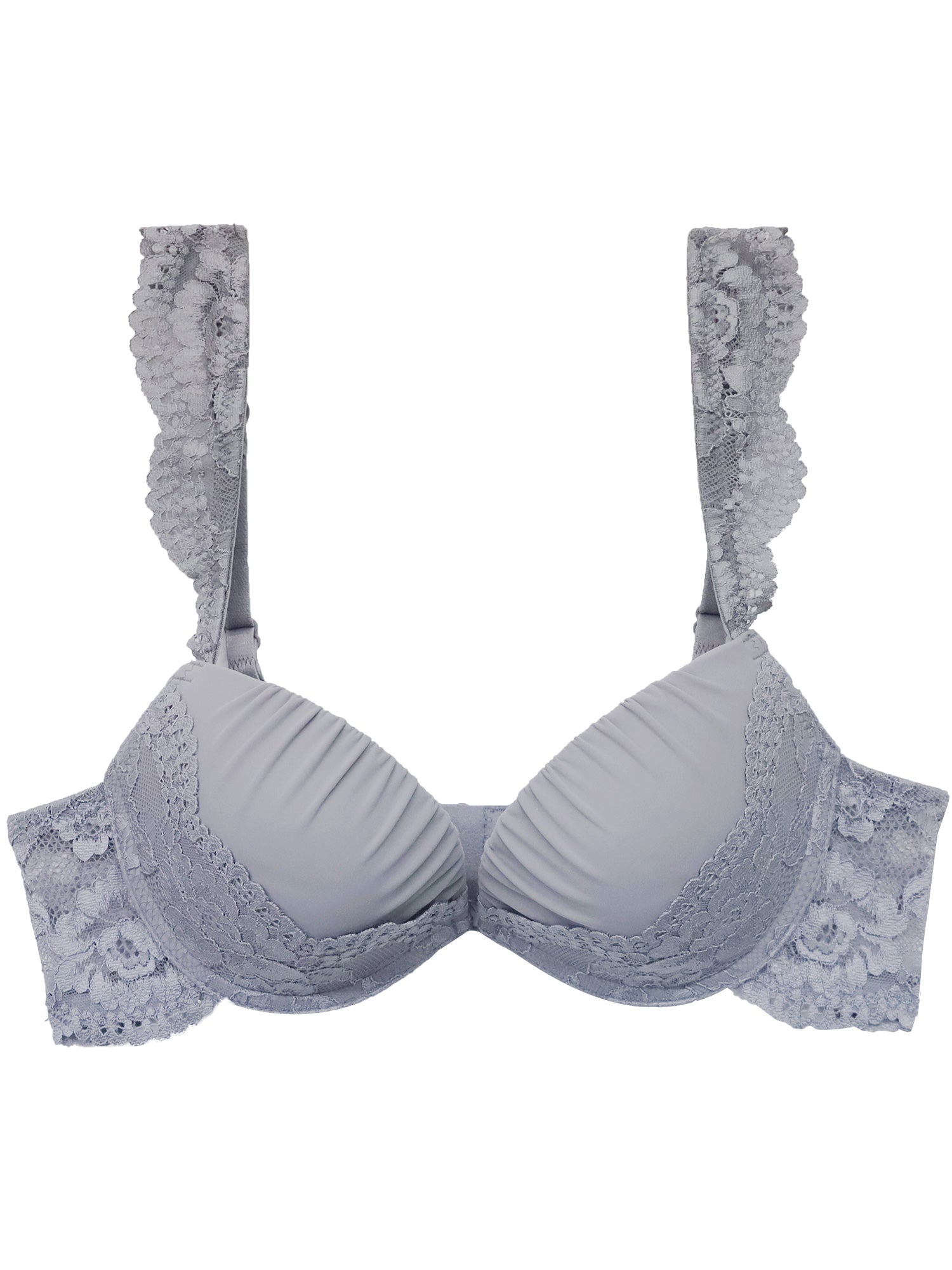 アンブラ ANNEBRA Cafe フリルショルダーモールドカップブラジャー (Light Yellow) Light Yellow