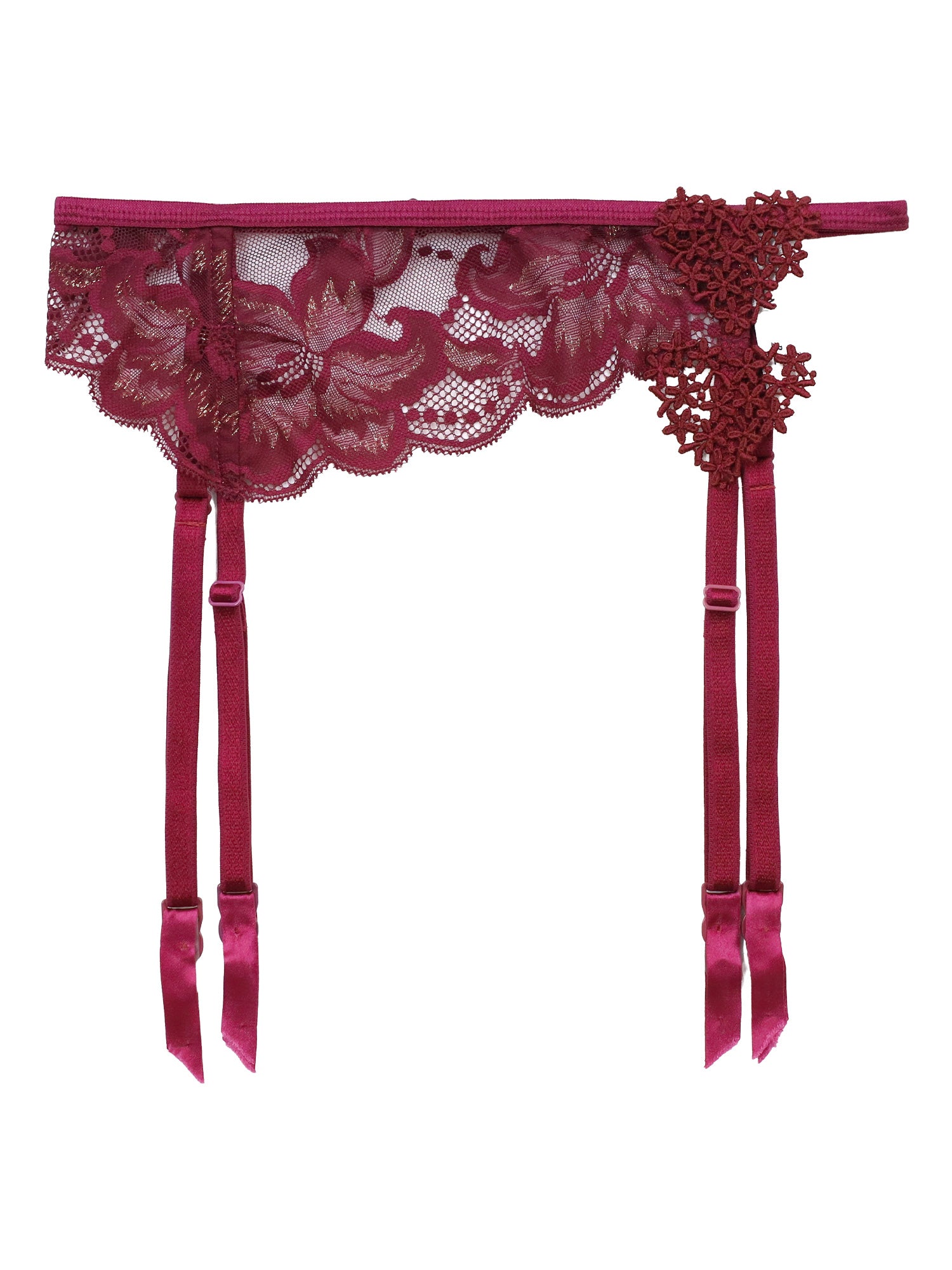 アンブラ ANNEBRA In Your Heart アシンメトリーレースガーターベルト (Navy) Navy