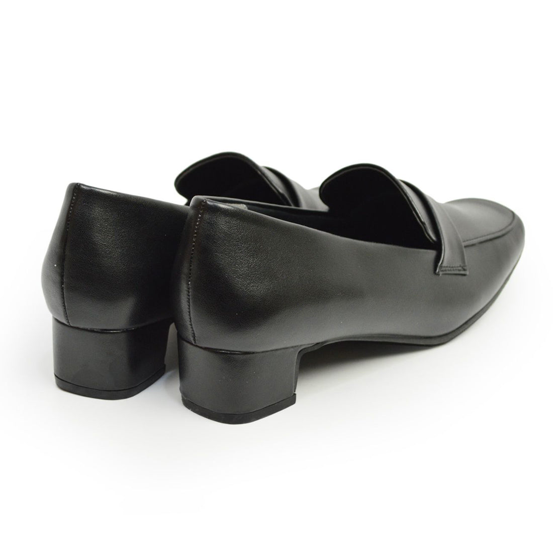 エンリコ バレンティノ ENRICO VALENTINO パンプス レディース ビジネスシューズ 3.5cmヒール ワイド 幅広 3E EEE スクエアトゥ ベルト ハイヒール 美脚 身長UP