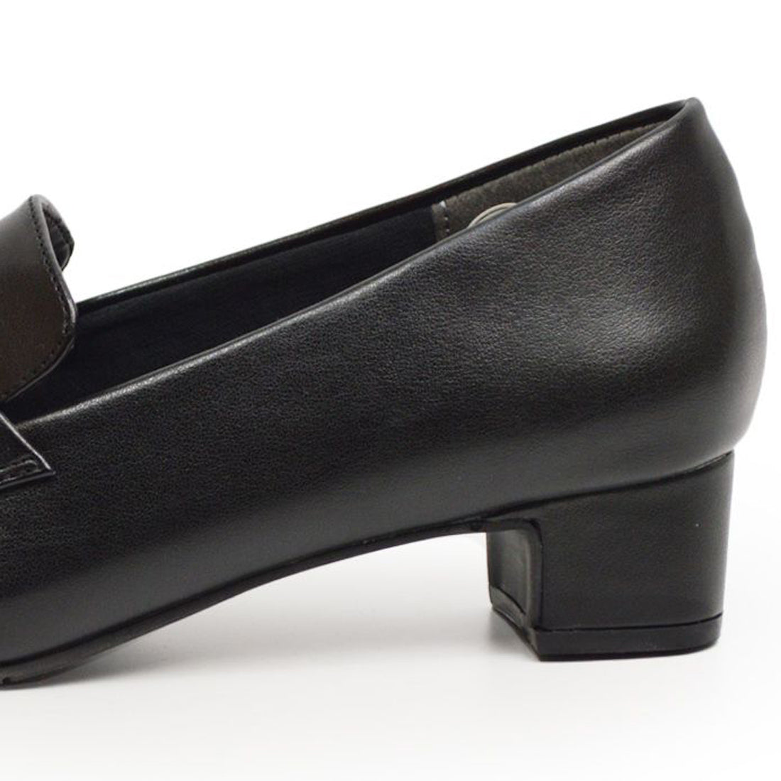 エンリコ バレンティノ ENRICO VALENTINO パンプス レディース ビジネスシューズ 3.5cmヒール ワイド 幅広 3E EEE スクエアトゥ ベルト ハイヒール 美脚 身長UP