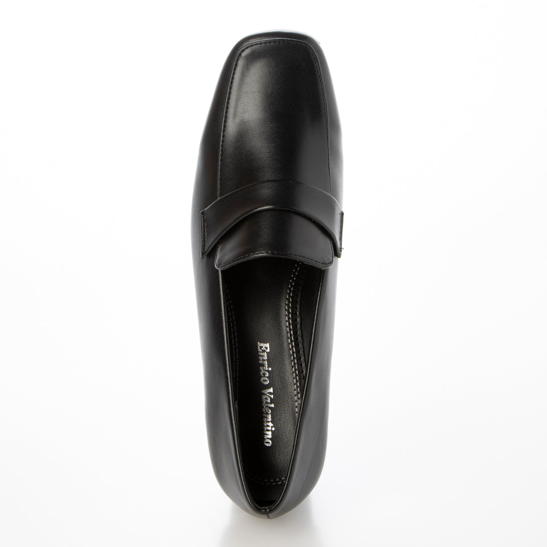 エンリコ バレンティノ ENRICO VALENTINO パンプス レディース ビジネスシューズ 3.5cmヒール ワイド 幅広 3E EEE スクエアトゥ ベルト ハイヒール 美脚 身長UP