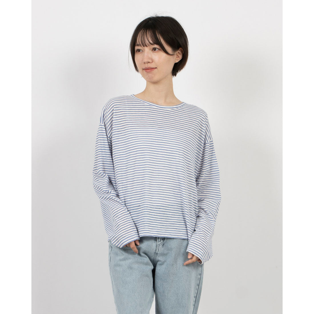 epine border tee <nemu> Epimi Epimy Sheer Border TEE