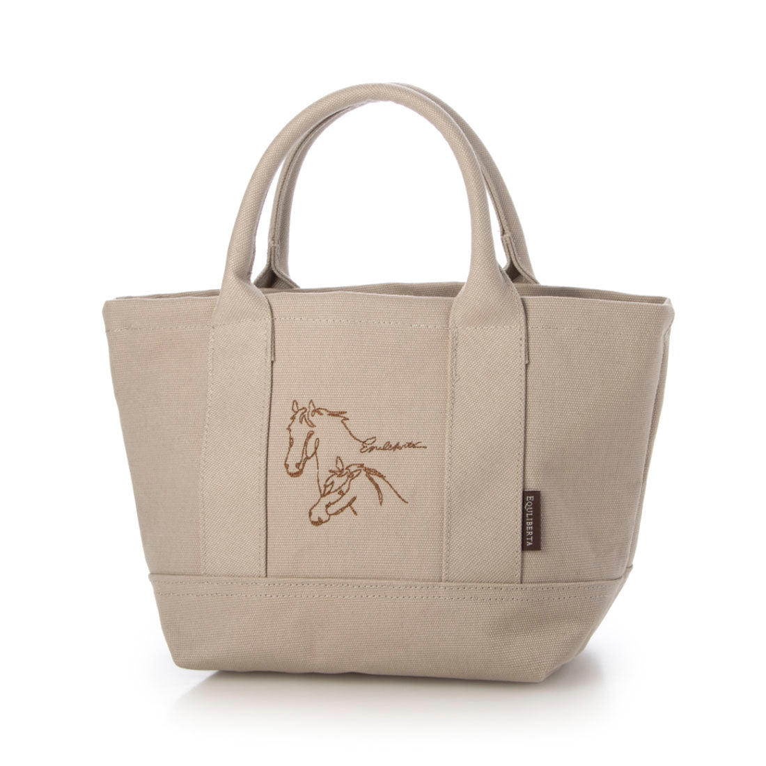 エクリベルタ EQULIBERTA ミニキャンバストートバッグ (グレー) グレー