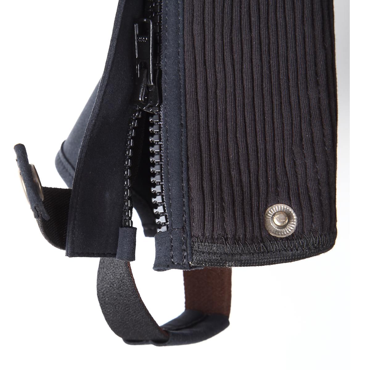 エクリベルタ EQULIBERTA 合皮スエードハーフチャップス