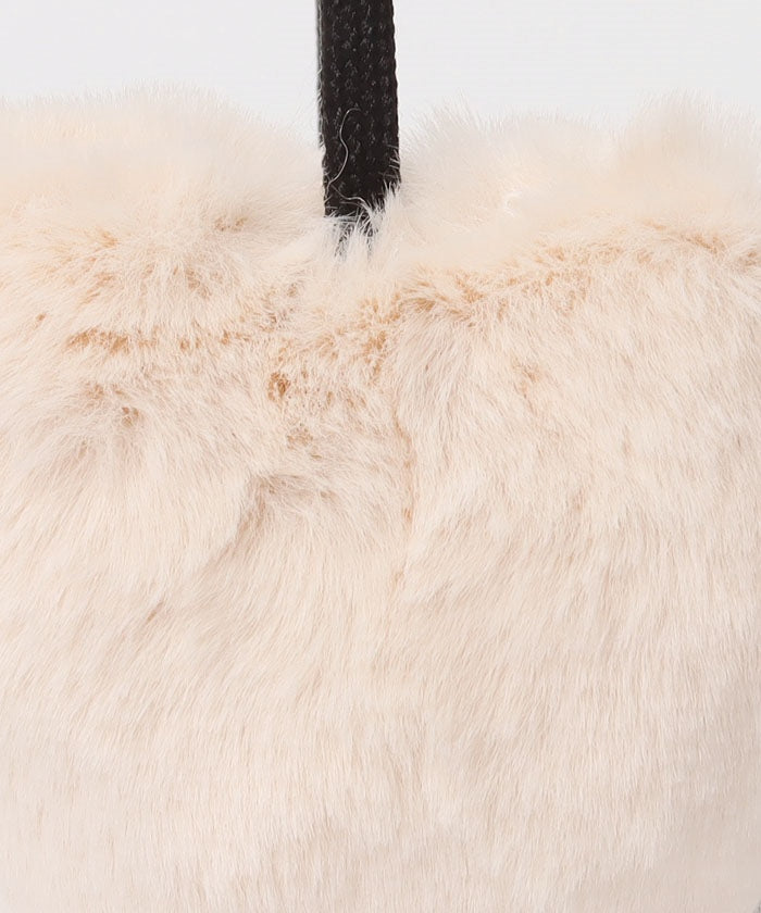 エスタ estaa イヤーマフラー ハート (モカブラウン) モカブラウン