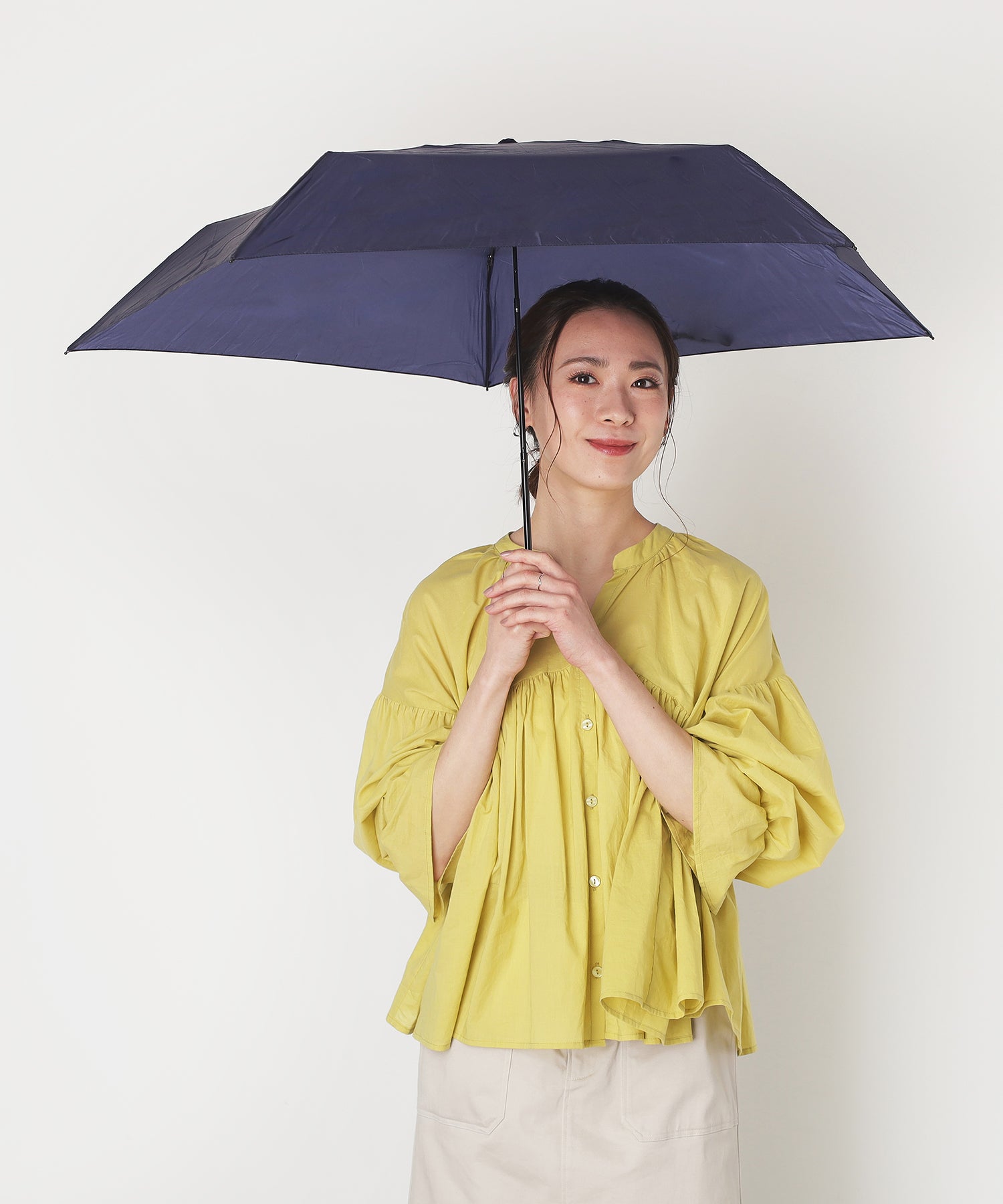 エスタ estaa マジで軽い傘 最軽量折りたたみ傘ーMagical Techー 55cm (ネイビーブルー) ネイビーブルー