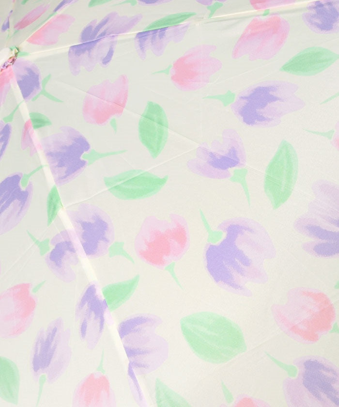 エスタ estaa 折りたたみ傘 チューリップフォレスト (ピンク) ピンク