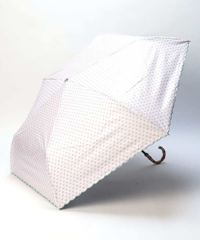 エスタ estaa 晴雨兼用折りたたみ傘 アデリアレトロ×estaa さくら草 (ペールピンク) ペールピンク