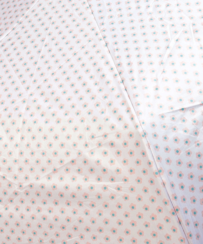 エスタ estaa 晴雨兼用折りたたみ傘 アデリアレトロ×estaa さくら草 (ペールピンク) ペールピンク